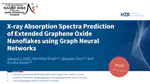 X-ray Absorption Spectra Prediction of Extended Graphene Oxide Nanoflakes using Graph Neural Networks